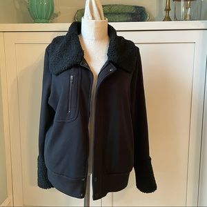 Peloton Black Fleece Jacket - NWOT